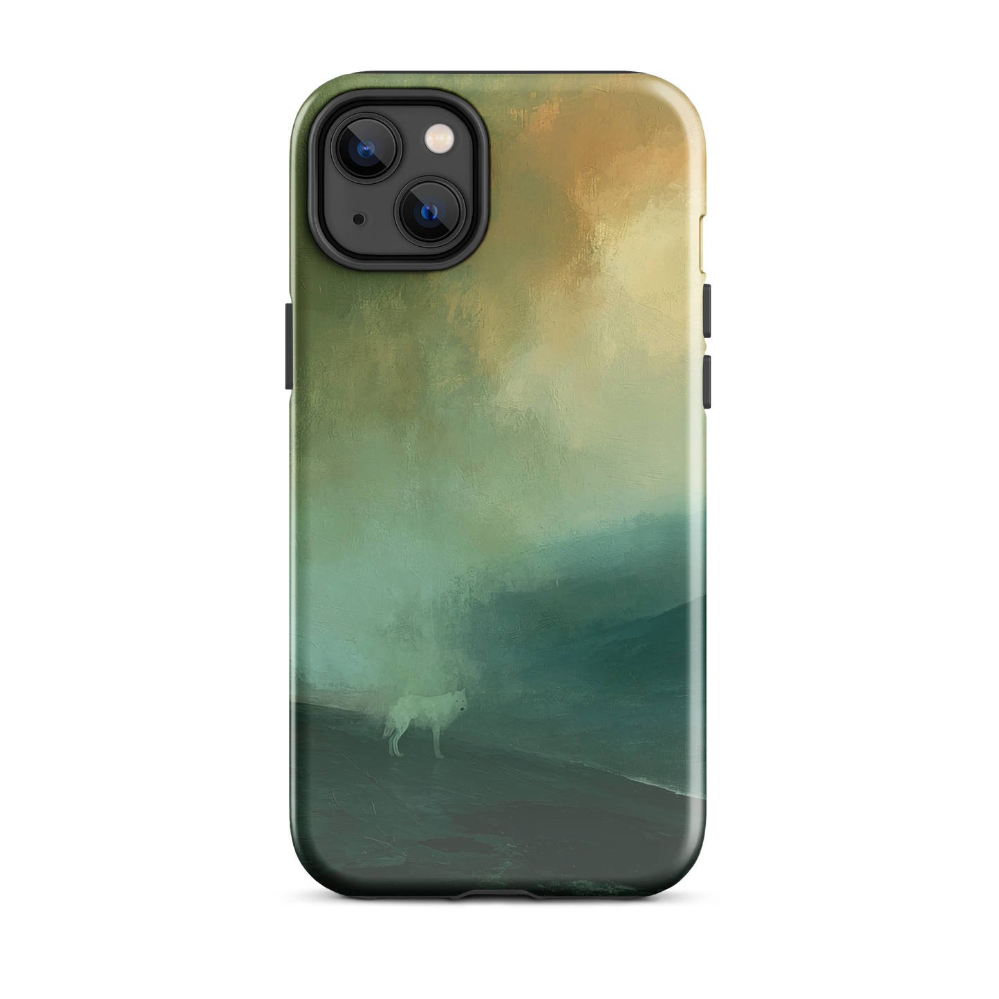 'Acid Rain' iPhone 14 Plus tough phone case - protective glossy case NZ Australia
