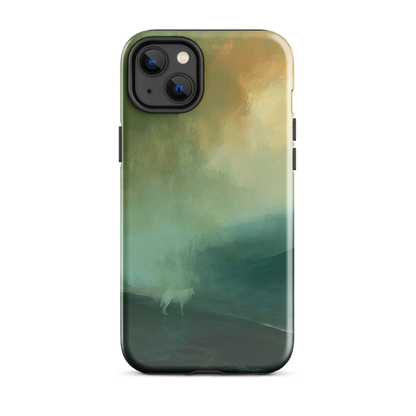 'Acid Rain' iPhone 14 Plus tough phone case - protective glossy case NZ Australia
