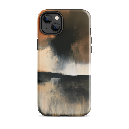'Black Star' iPhone 14 Plus tough phone case - protective glossy case NZ Australia