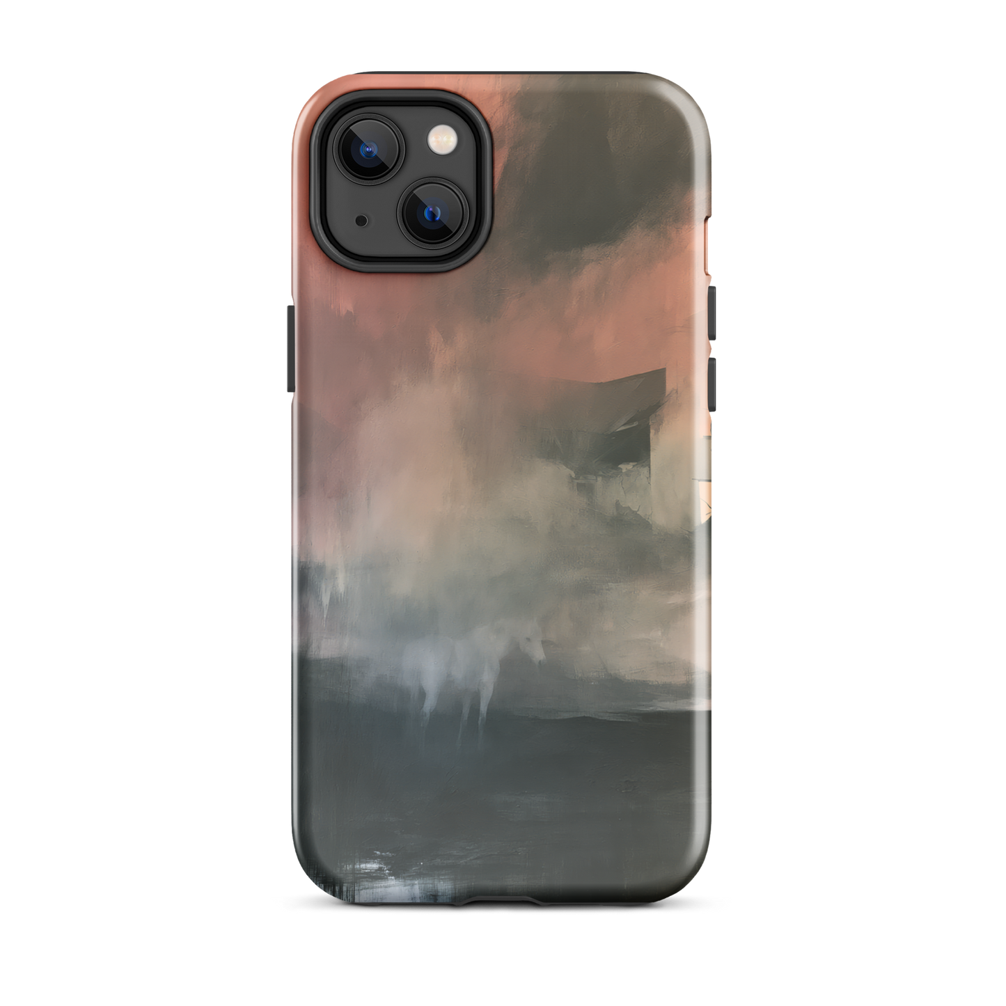 'Glass' iPhone 14 Plus tough phone case - protective glossy case NZ Australia