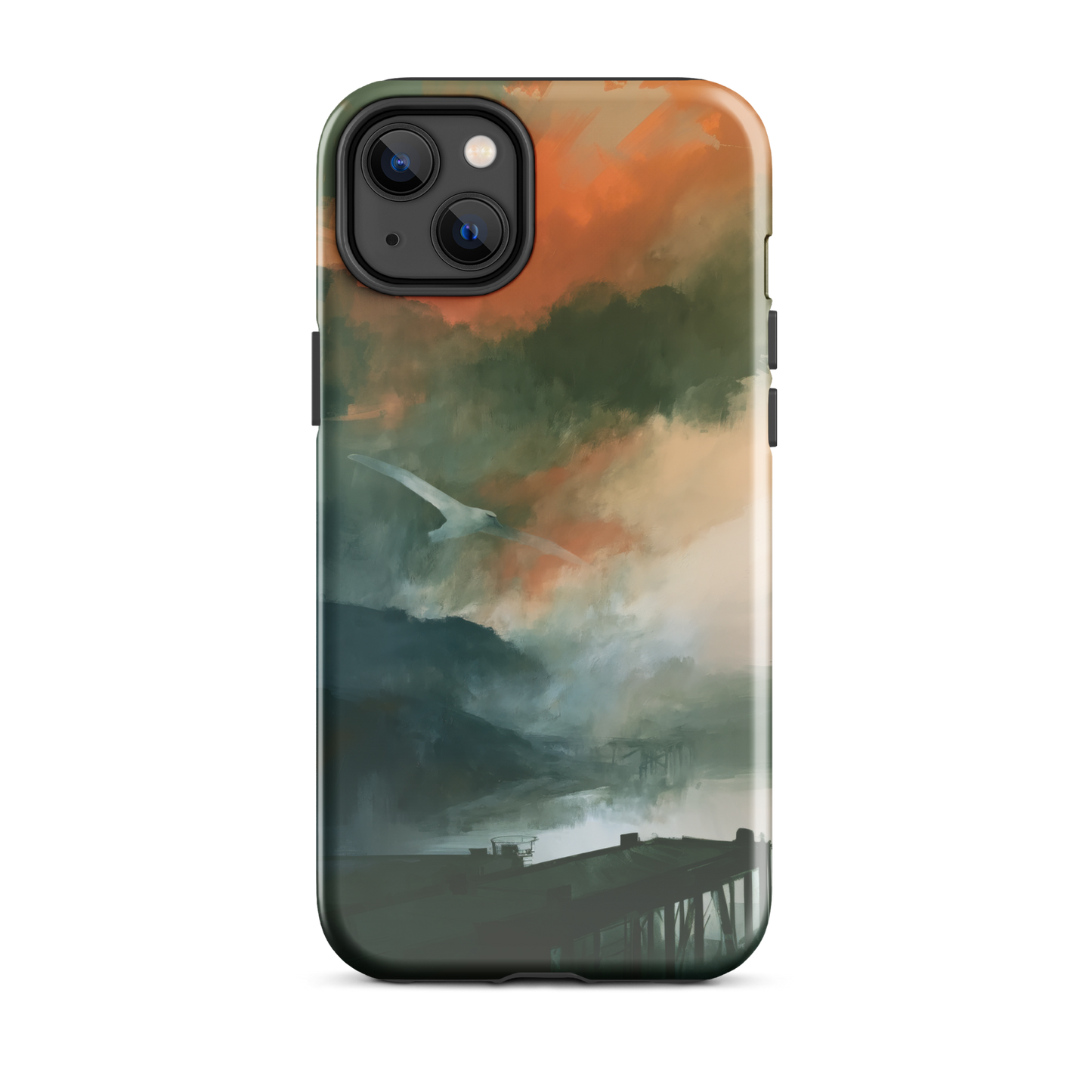 'Harbour' iPhone 14 Plus tough phone case - protective glossy case NZ Australia