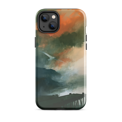 'Harbour' iPhone 14 Plus tough phone case - protective glossy case NZ Australia