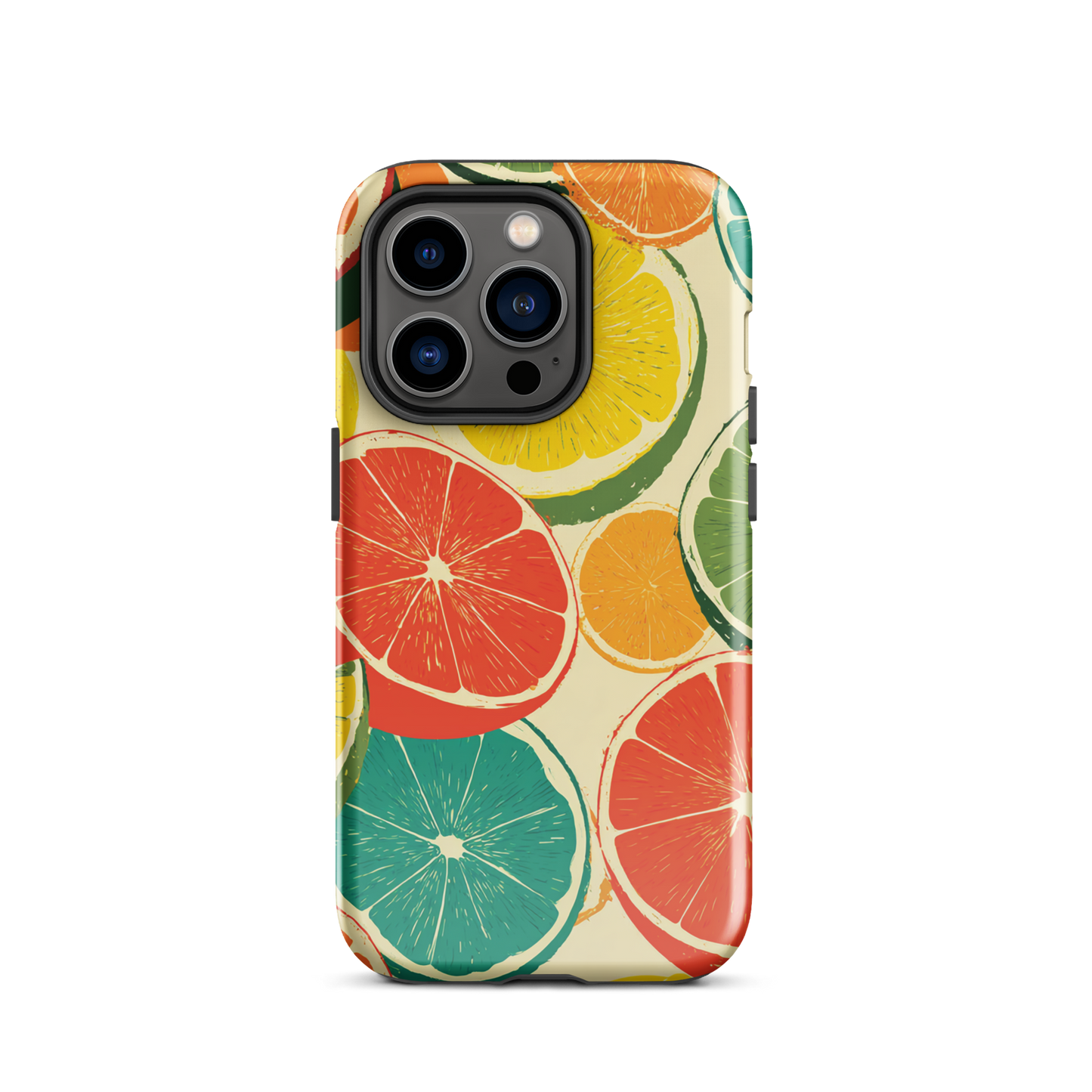 Citrus pop phone case | Colourful fruit design NZ