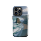 Piha Beach Lion Rock designer phone case with turquoise waves and dramatic NZ coastline