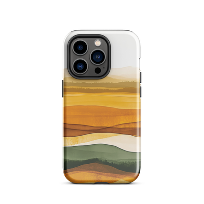 'Autumn' iPhone 14 Pro tough phone case - protective glossy case NZ Australia