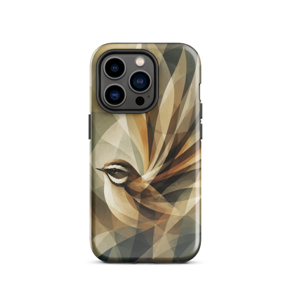 'Fantail' iPhone 14 Pro tough phone case - protective glossy case NZ Australia