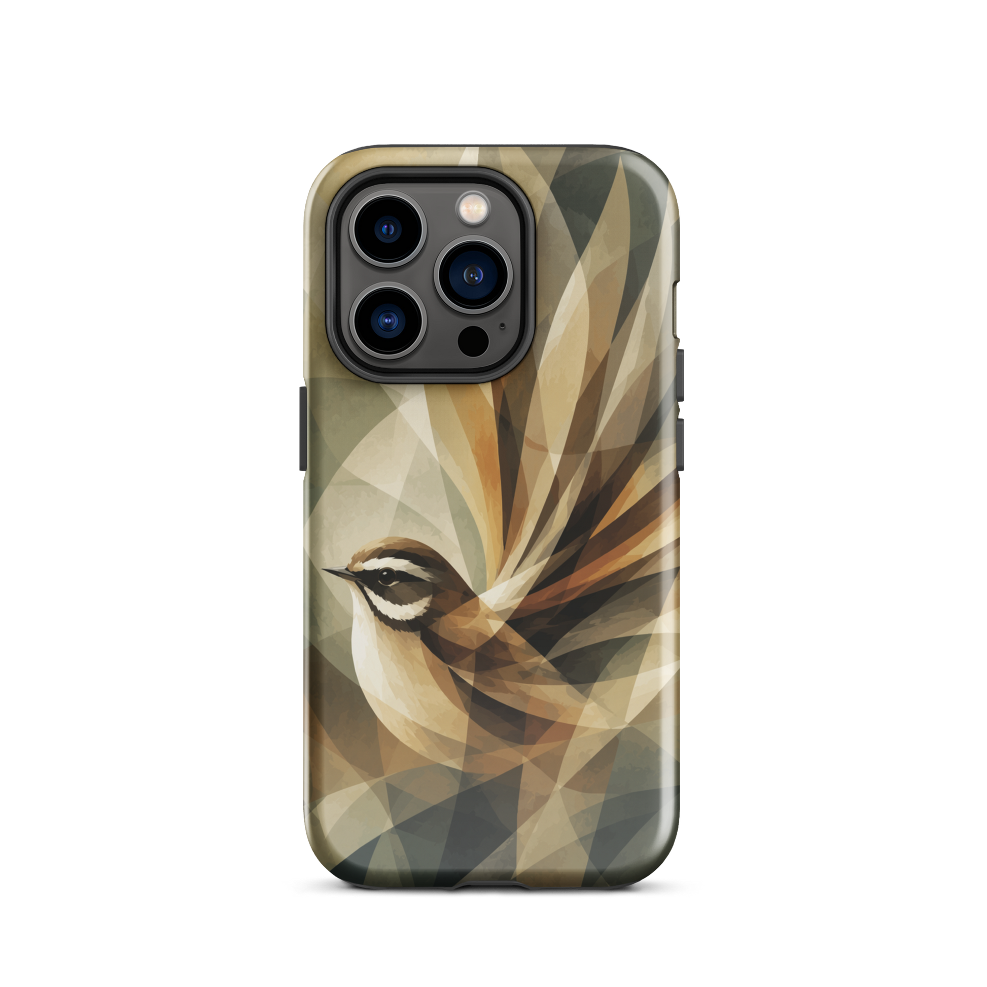 'Fantail' iPhone 14 Pro tough phone case - protective glossy case NZ Australia