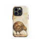 'Kiwi' iPhone 14 Pro tough phone case - protective glossy case NZ Australia