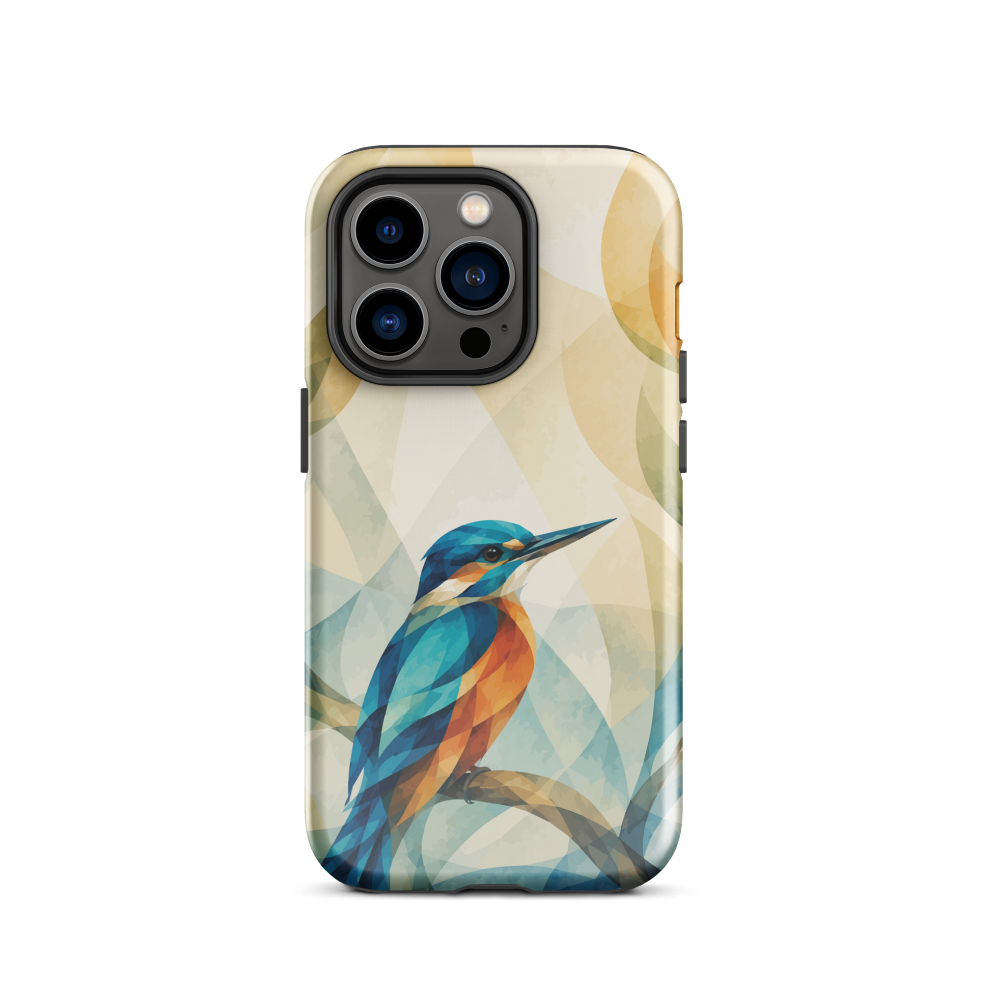 'Kōtare' iPhone 14 Pro tough phone case - protective glossy case NZ Australia