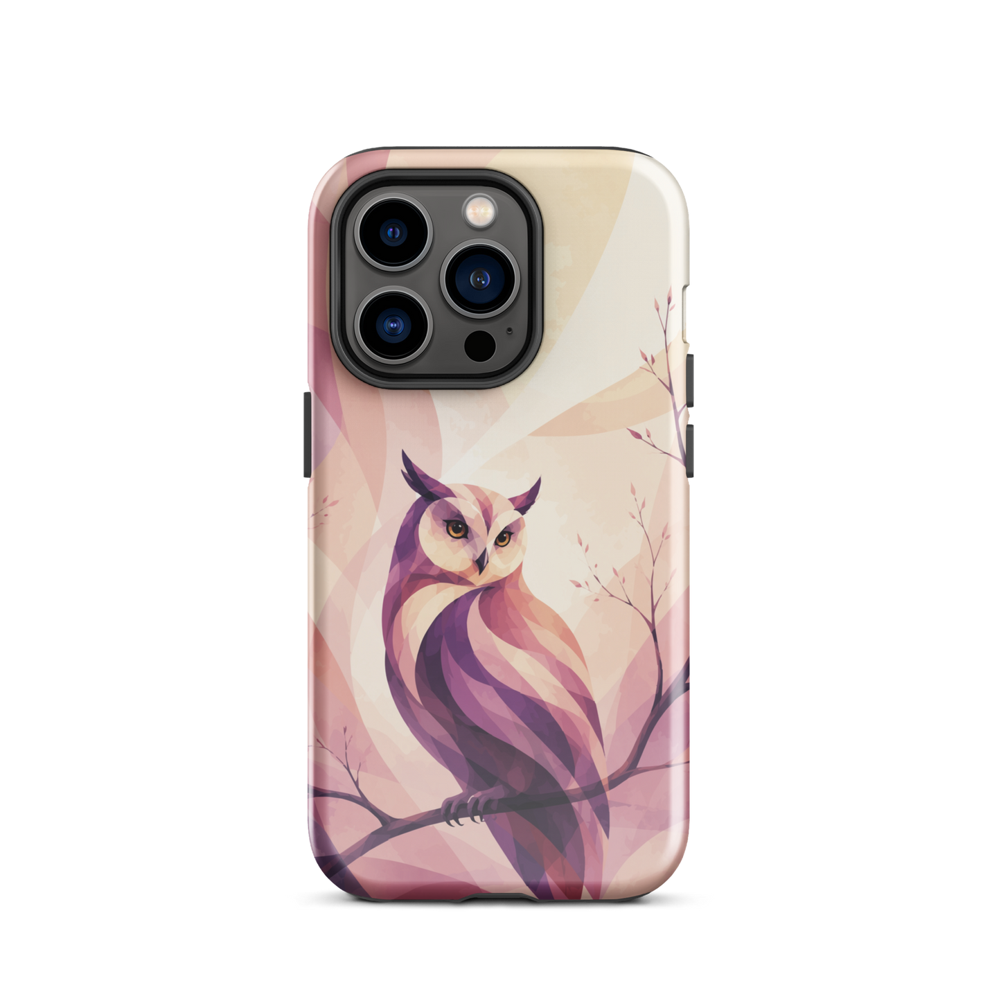 'Ruru' iPhone 14 Pro tough phone case - protective glossy case NZ Australia