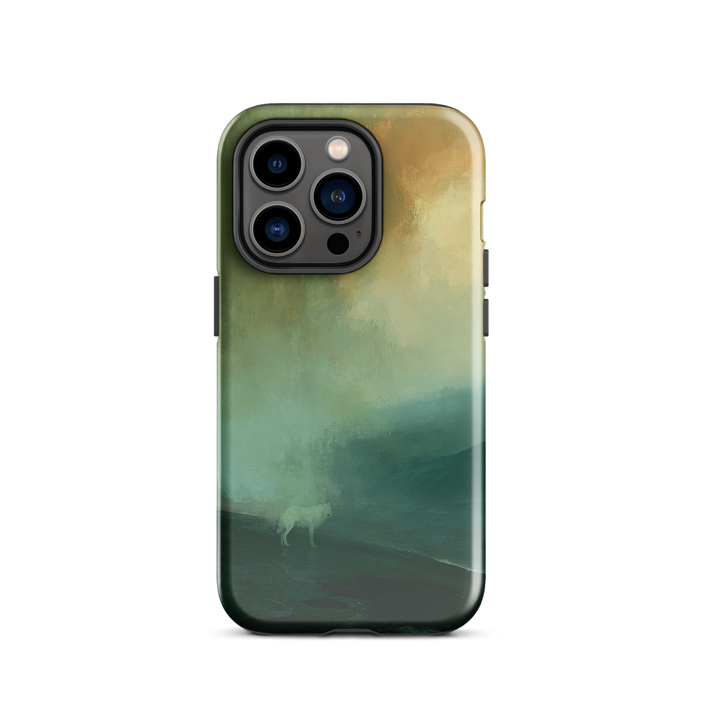 'Acid Rain' iPhone 14 Pro tough phone case - protective glossy case NZ Australia