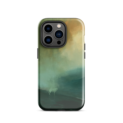 'Acid Rain' iPhone 14 Pro tough phone case - protective glossy case NZ Australia