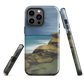 Castlepoint coastal phone case with cliffs, ocean and sky. New Zealand landscape art by designer Ben Hart.