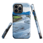 Waiohine phone case featuring artwork of New Zealand’s braided riverbed landscape in the Wairarapa.
