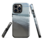 Phone case with a scenic photo of Riversdale Beach and ocean waves.