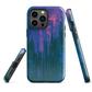 Digital Glitch iPhone case. This striking artwork features a dynamic distortion effect that mimics the visual chaos of a digital malfunction—glitchy lines, vibrant streaks, and pixel-like patterns merge into a futuristic aesthetic. It’s a perfect blend of modern design and edgy street style.