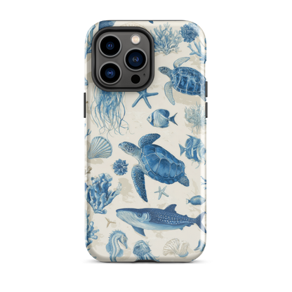 Ocean sketchbook phone case | Coastal marine design NZ
