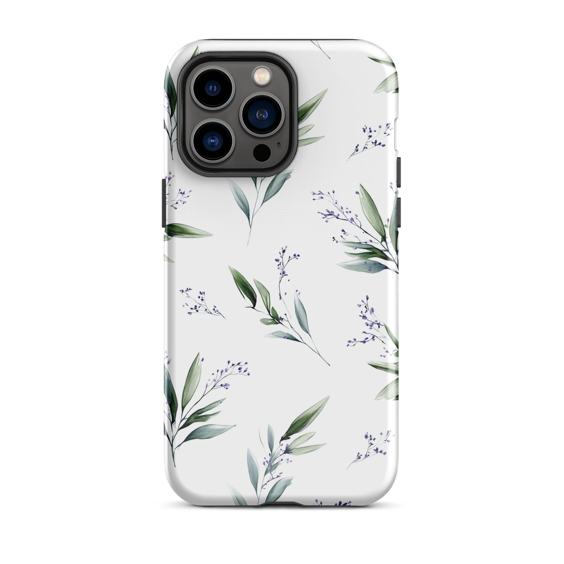 Botanical sprigs phone case | Minimal botanical design NZ