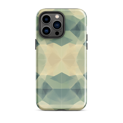 'Symmetry' iPhone 14 Pro Max tough phone case - protective glossy case NZ Australia