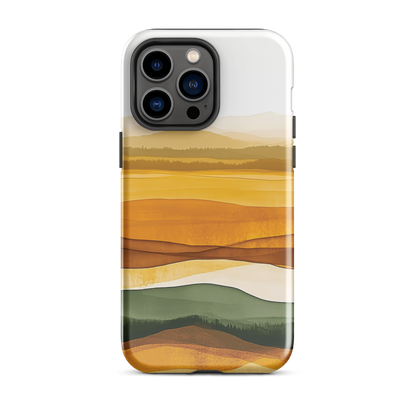 'Autumn' iPhone 14 Pro Max tough phone case - protective glossy case NZ Australia
