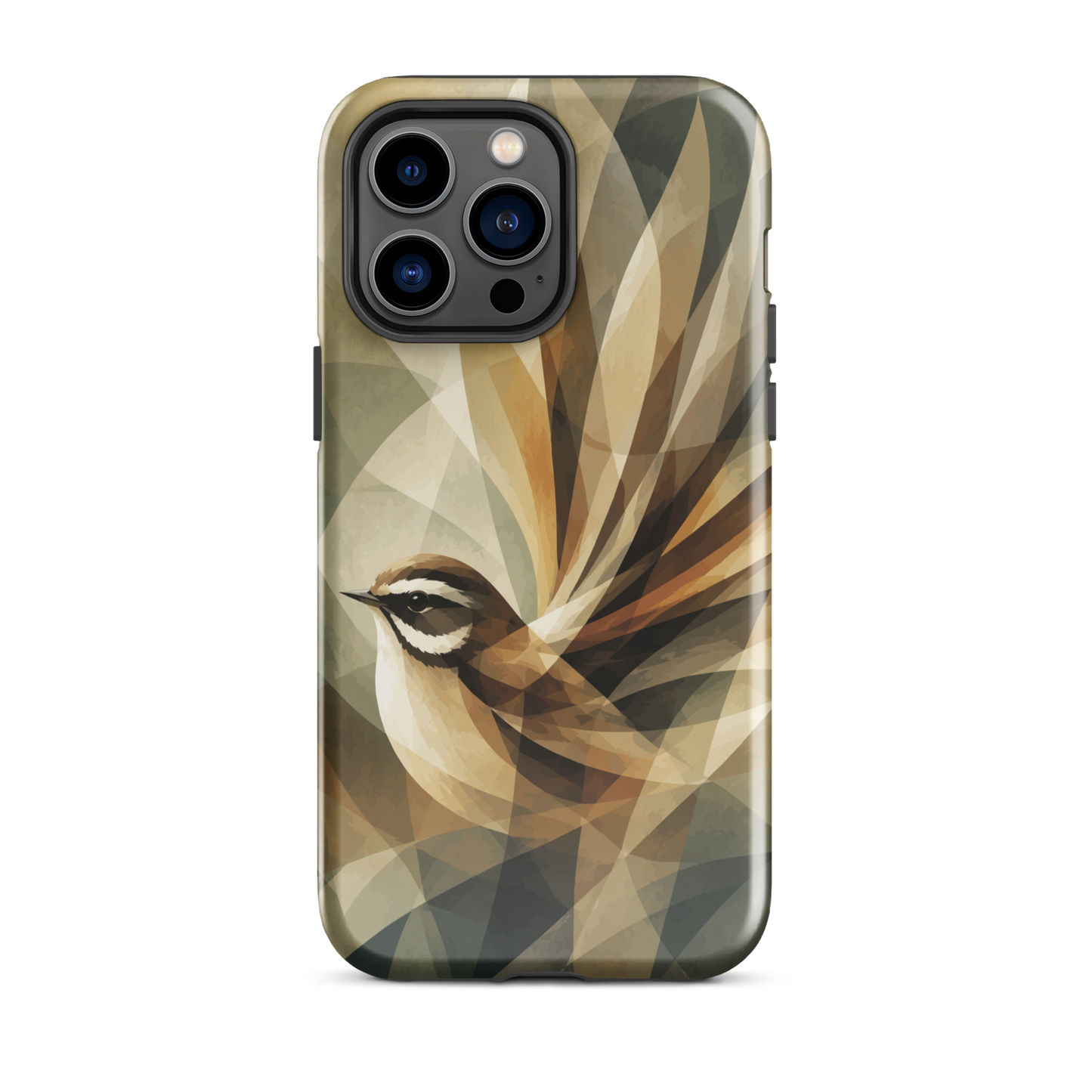 'Fantail' iPhone 14 Pro Max tough phone case - protective glossy case NZ Australia