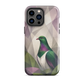 'Kererū' iPhone 14 Pro Max tough phone case - protective glossy case NZ Australia
