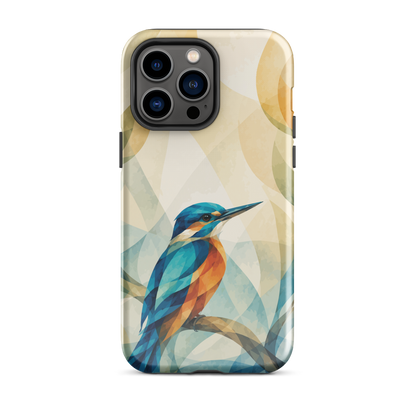 'Kōtare' iPhone 14 Pro Max tough phone case - protective glossy case NZ Australia