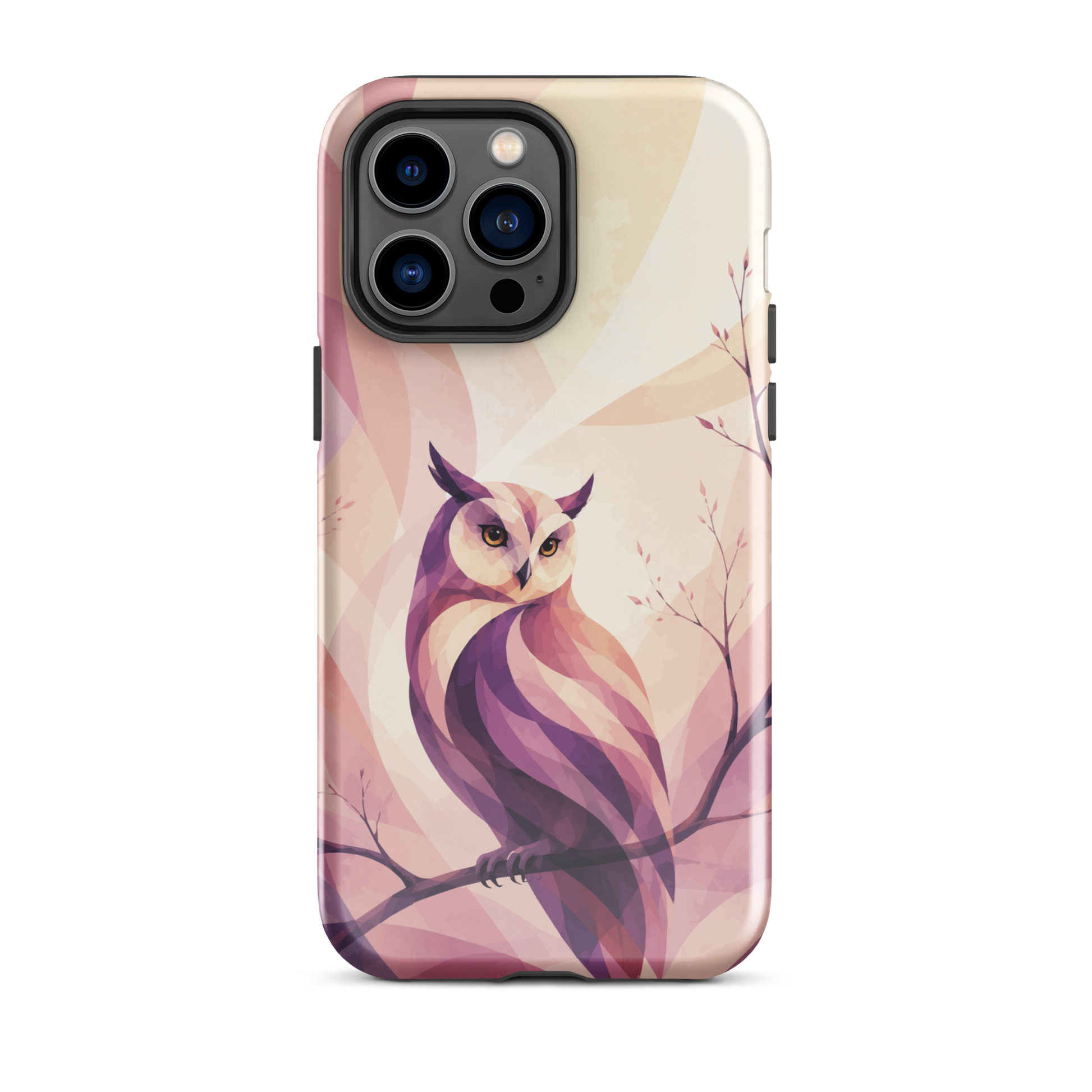 'Ruru' iPhone 14 Pro Max tough phone case - protective glossy case NZ Australia