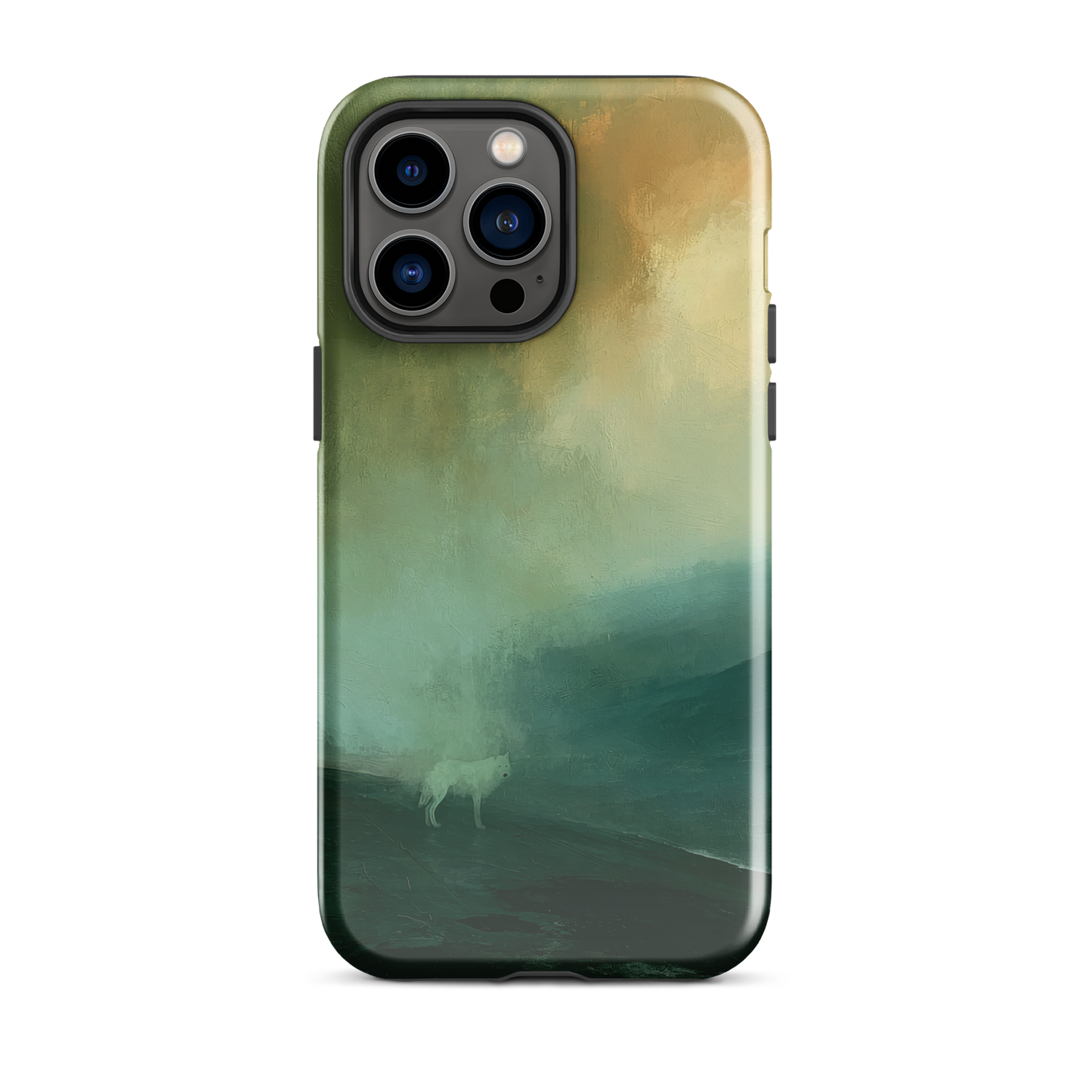 'Acid Rain' iPhone 14 Pro Max tough phone case - protective glossy case NZ Australia