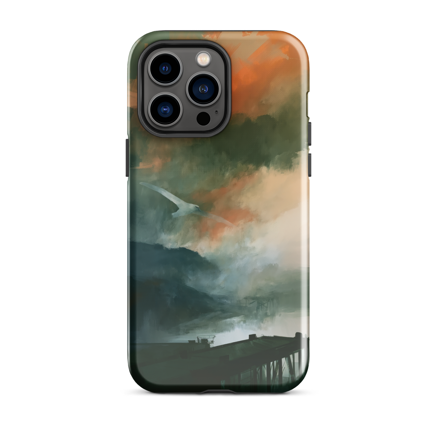 'Harbour' iPhone 14 Pro Max tough phone case - protective glossy case NZ Australia