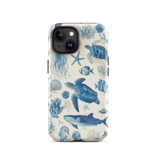 Ocean sketchbook phone case | Coastal marine design NZ
