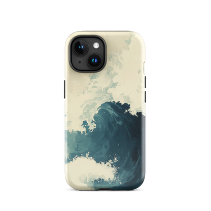 Rising swell phone case | Ocean wave design NZ