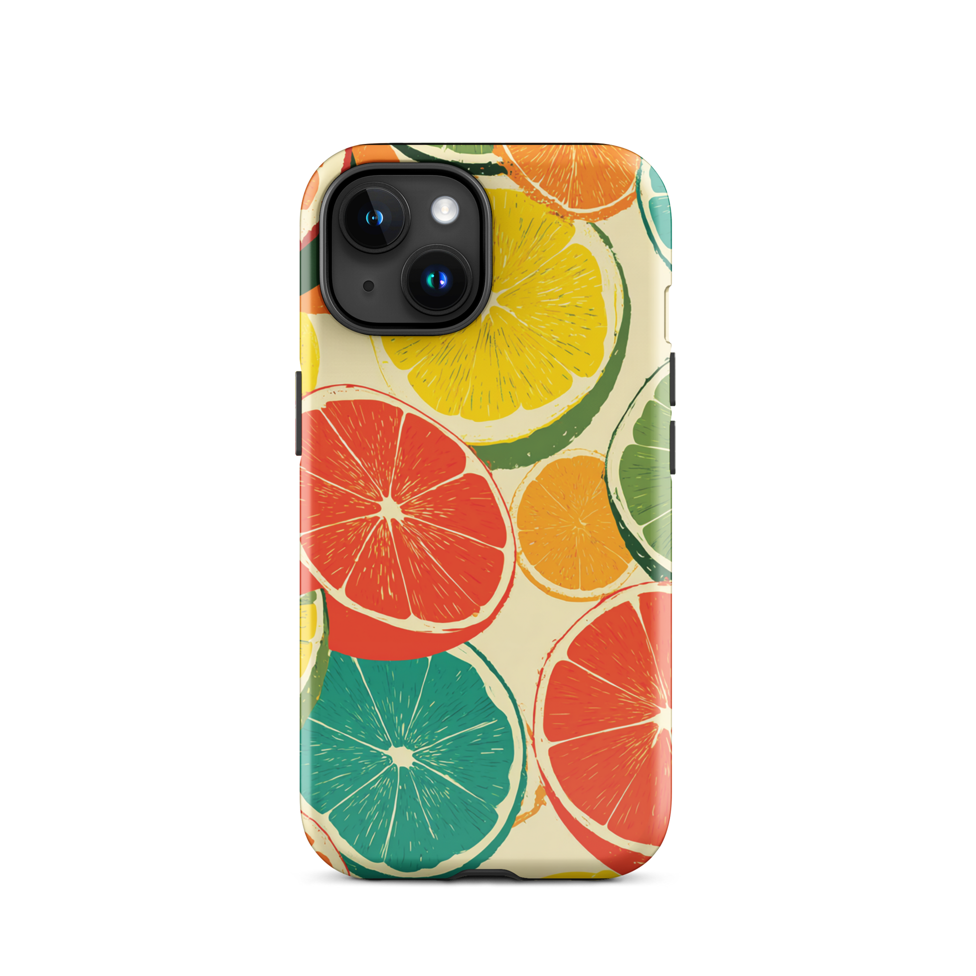 Citrus pop phone case | Colourful fruit design NZ