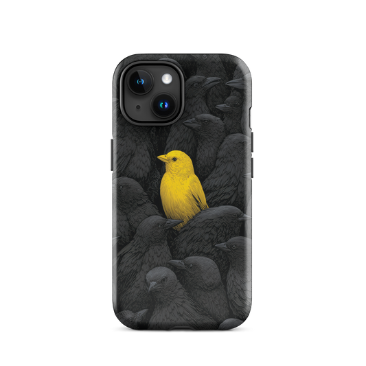 'Stand Out' iPhone 15 tough phone case - protective glossy case NZ Australia