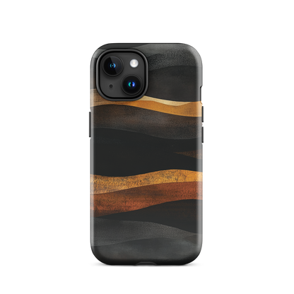 'Flow' iPhone 15 tough phone case - protective glossy case NZ Australia