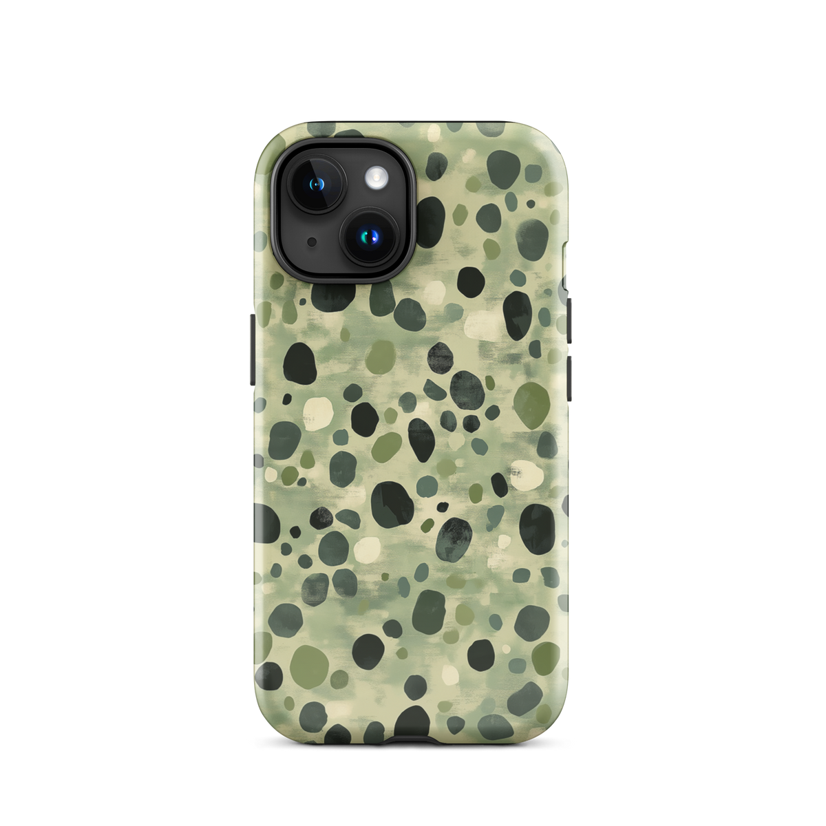 'Stepping Stone' iPhone 15 tough phone case - protective glossy case NZ Australia