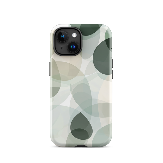 'Tide Pool' iPhone 15 tough phone case - protective glossy case NZ Australia