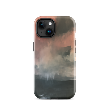 'Glass' iPhone 15 tough phone case - protective glossy case NZ Australia