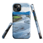 Waiohine phone case featuring artwork of New Zealand’s braided riverbed landscape in the Wairarapa.