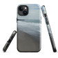 Phone case with a scenic photo of Riversdale Beach and ocean waves.