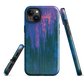Digital Glitch iPhone case. This striking artwork features a dynamic distortion effect that mimics the visual chaos of a digital malfunction—glitchy lines, vibrant streaks, and pixel-like patterns merge into a futuristic aesthetic. It’s a perfect blend of modern design and edgy street style.