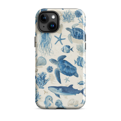 Ocean sketchbook phone case | Coastal marine design NZ