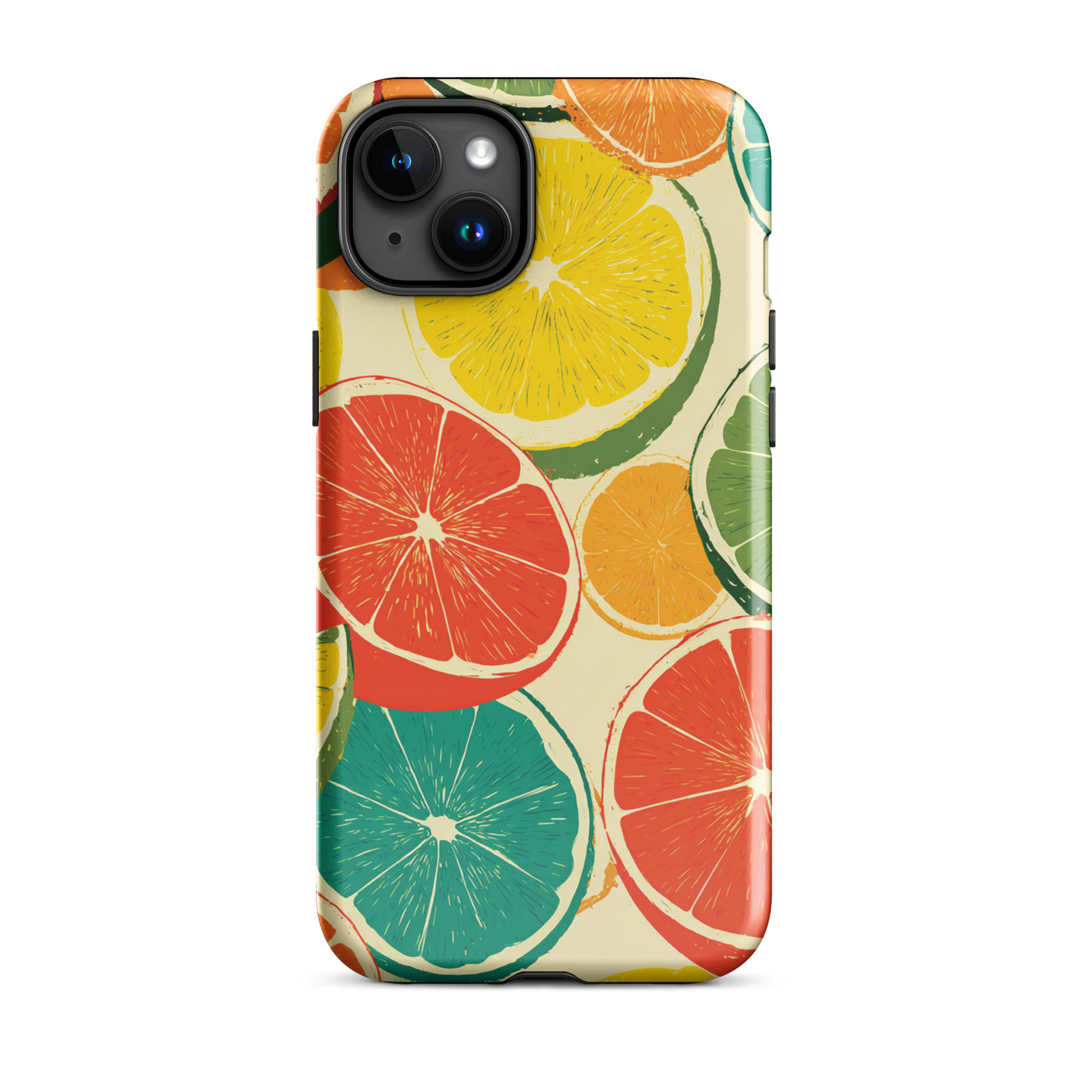 Citrus pop phone case | Colourful fruit design NZ