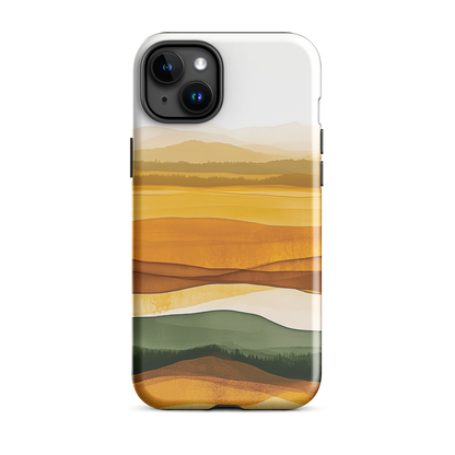'Autumn' iPhone 15 Plus tough phone case - protective glossy case NZ Australia