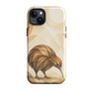 'Kiwi' iPhone 15 Plus tough phone case - protective glossy case NZ Australia