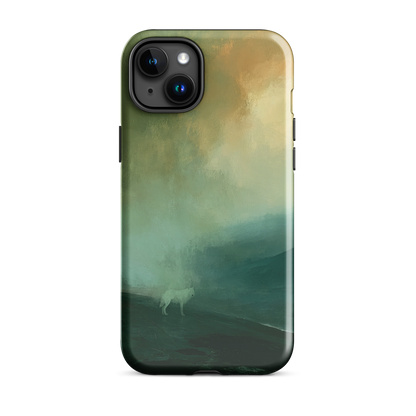 'Acid Rain' iPhone 15 Plus tough phone case - protective glossy case NZ Australia