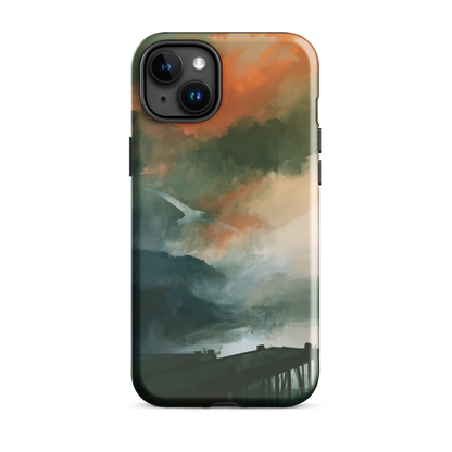 'Harbour' iPhone 15 Plus tough phone case - protective glossy case NZ Australia