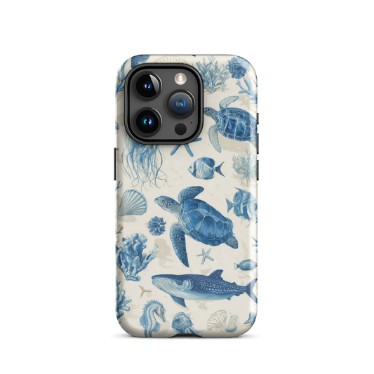Ocean sketchbook phone case | Coastal marine design NZ