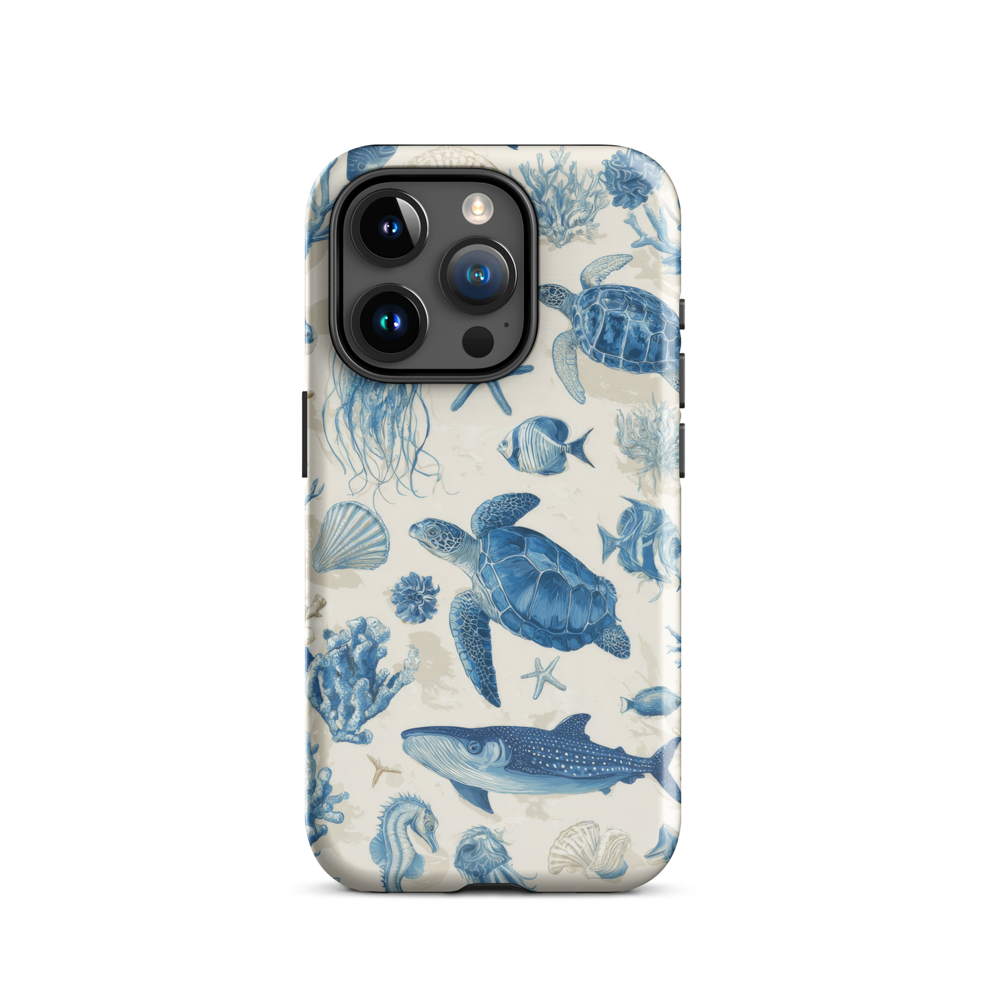 Ocean sketchbook phone case | Coastal marine design NZ