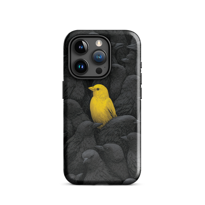 'Stand Out' iPhone 15 Pro tough phone case - protective glossy case NZ Australia